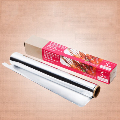 

DIHE 5Meters Baking Aluminum Foil Relaxed Not Sticky High Temperature Resistant
