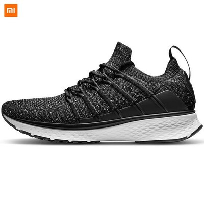 

New Xiaomi Mijia 2 Sneaker Smart Sports Uni-moulding Techinique Fishbone Lock System Elastic Knitting Vamp Shock-absorbing Sole