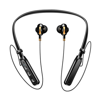 

Ox X OKSJ X15 wireless sports Bluetooth headset in-ear double-necked neck-mounted double moving ring with Michael can call Apple Huawei Android universal cool black