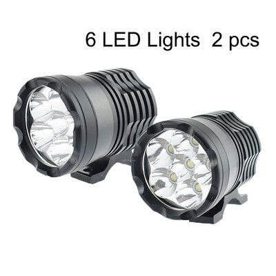 

Motorbike Spotlight Headlamp auxiliary Driving Lights DRL 12V 60W Motorcycle LED Headlight 6000K White LED Moto Spot fog lamp