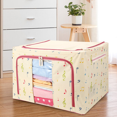 

Green source storage box bed under the clothes debris underwear finishing box cartoon storage box cloth storage box large 66L jumping notes