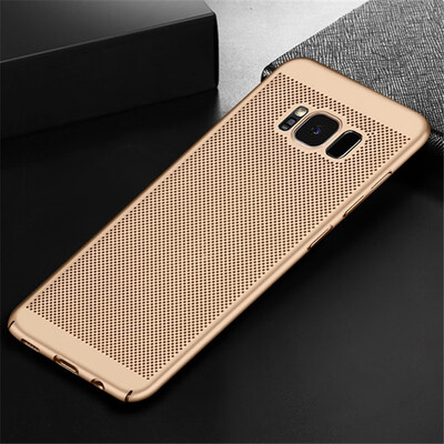 

Goowiiz Phone Case For Samsung J3 J330J5 J530J7 J730 2017 Eurasian Full Protection Slim Hard PC Breathable Grid Back Cover