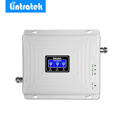 

Gain 70dB 2G 3G 4G Tri Band Mobile Signal Booster Repeater for GSM 900MHzDCS LTE 1800MHzWCDMA UMTS 2100MHz with LCD Display30