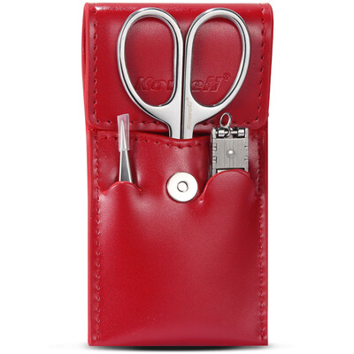

Korea Kowell Han Kewei nail clippers imported stainless steel nail clippers personal care repair capacity combination 3 sets KB310 red import