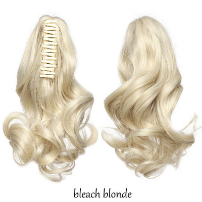 

11-12 Inch Adjustable Messy Style Ponytail Hair Extension with Jaw Claw Synthetic Hair-Piece