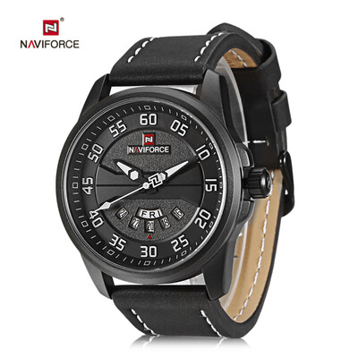 

NAVIFORCE 9124 Male Quartz Watch Date Day Display Men Wristwatch