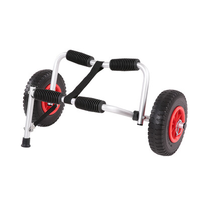 

Portable Lightweight Foldable Boat Kayak Carrier Canoe Dolly Tote Trolley Transport Trailer Cart Removable Wheels