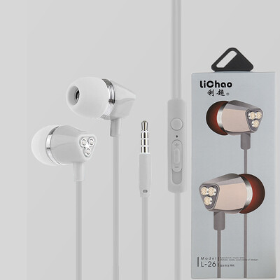 

L26 perfume with diamonds bright headphones stereo in-ear mobile phone headset Android Apple mp3 universal headphones