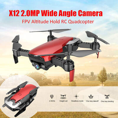 

Dongmingtuo X12 03MP Camera WiFi FPV Drone Altitude Hold One Key return RC Quadcopter