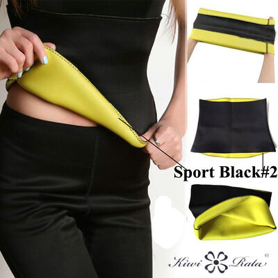 

SLIMBELLE Neoprene Waist Sweat Belt Premium Waist Trainer Trimmer Belt Body Shaper Hot Sauna