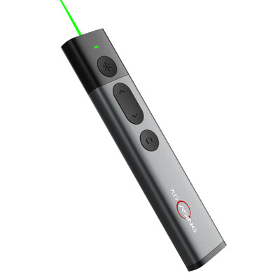 

Big line ASiNG A7 green laser pointer aluminum alloy flip pen charging model PPT pager projection pen remote control pen green laser metal material