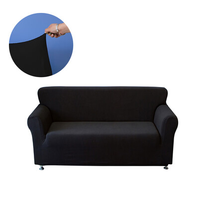 

Universal Polyester Spandex Stretchable Sofa Cover Strapless Slipcover Removable Washable Covering Mat Furniture Protector for 3 S
