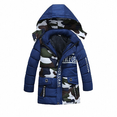 

2019 New Arrival Kid Cotton Warm Coat Children Boys Camouflage Fashion Thicken Hooded Outerwear Jackets Winter