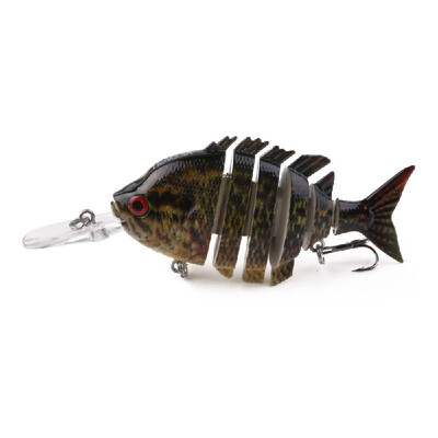 

2019 NewHENG JIA Artificial Bait for Fishing Tackle Wobbler Jointed Eel Fish Lure Hard Slow Sink Swimbait Multi Jointed High Str