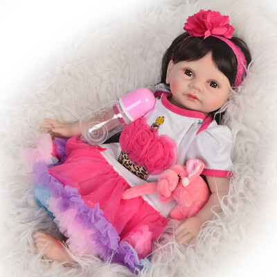 

Princess 22 Inch Newborn Baby Doll Cloth Body Realistic Lovely Baby Doll Toy For Childrens Day Kid Christmas Xmas Gifts