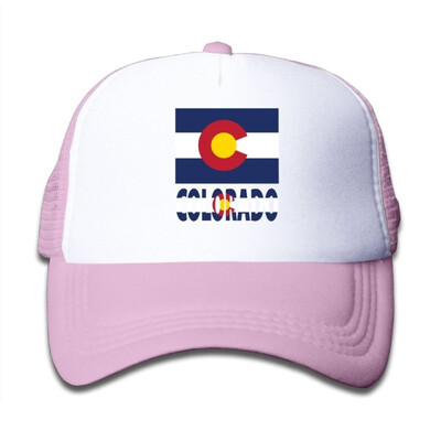 

Xin Pilig Colorado State Flag Youth Toddler Mesh Hats Boys&Girl Baseball Trucker Cap