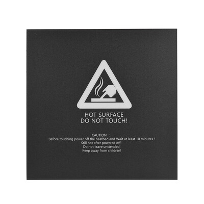 

200 200mm Heat Bed Sticker Sheet Hot Bed Build Surface Tape with Adhesive Back for 3D Printer Creality CR-10 CR-10S