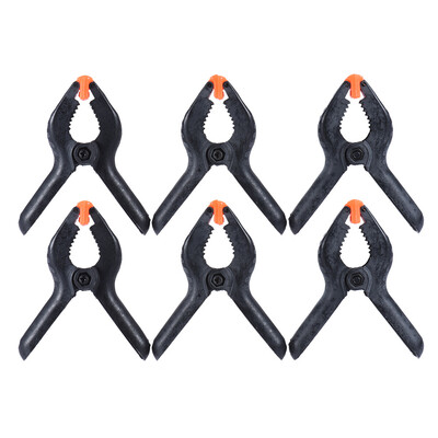 

Andoer 6pcs Plastic Tight Clip Clamp Photographic Equipment Universal Use for Photography Studio Photo Paper Background Backdrop