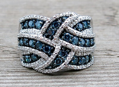 

European&American women exaggerate engagement ring