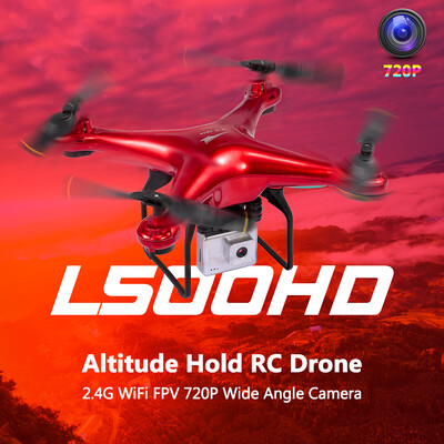 

L500HD 24G WiFi FPV 480P Camera Altitude Hold G-sensor RC Drone Quadcopter RTF