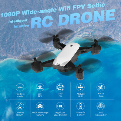 

SMRC S20 RC Drone 1080P WiFi FPV Wide-angle Camera Altitude Hold One Key Return Quadcopter for Beginner Training Christmas Gift