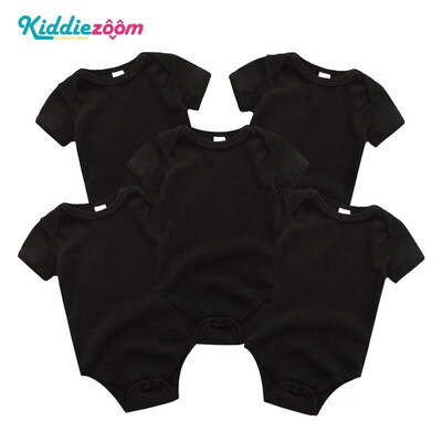

5PCSLot Unicorn Baby Girl Clothes Cotton Babywear Bodysuits One-Piece Baby Boy Clothes Rompers Newborn 0-12M Short Sleeve