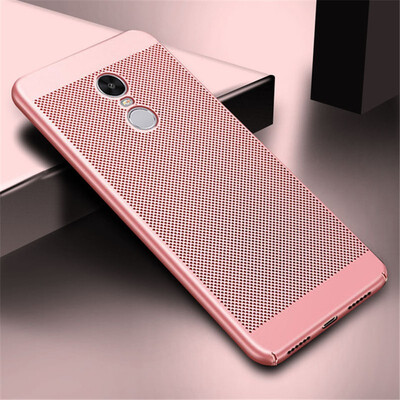 

Goowiiz Phone Case For Xiaomi RedMi Note 4Note 4XNote 33S4A4X Full Protection Slim Hard PC Breathable Grid Back Cover
