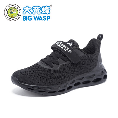 

Bumblebee boy sports shoes spring&autumn childrens large size black big boys shoes 12-15 years old childrens breathable mesh shoes 119119091 black 38