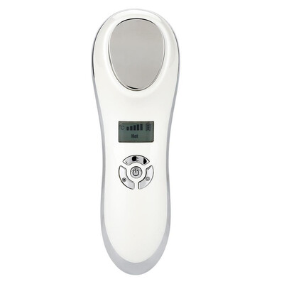 

USB Charging Ultrasonic Cryotherapy Hot Cold Hammer Skin Tighten Massager Device Face Lifting Beauty Salon Equipment Machine