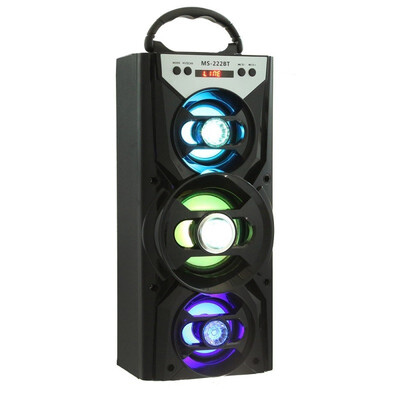 

MS - 222BT Bluetooth Speaker with AUX USB TF Card Slot