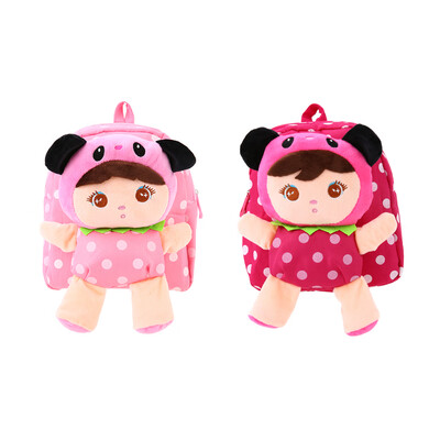 

Kids School Bags Nylon Cute Doll Travel Backpack Children Kindergarten Schoolbags Rose