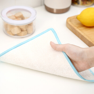 

Beijing Tokyo made bamboo fiber cleaning towel scouring cloth rag dish towel strong oily easy to clean non-stick oil 3 Pack