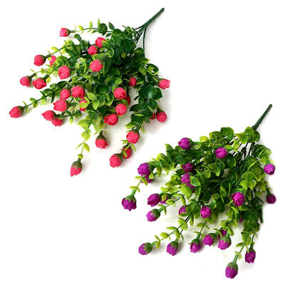 

UpperX 50 artificial flowers for wedding Arrangement Bouquet Romantic Wedding Roses DIY Foam