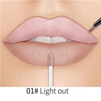 

Fashion Women 20 Colors 2 In 1 Lip Gloss&Lip Liner Matte Liquid Lipstick