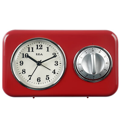 

BBA alarm clock creative fashion home kitchen dedicated timer countdown clock quartz clock T91133 red