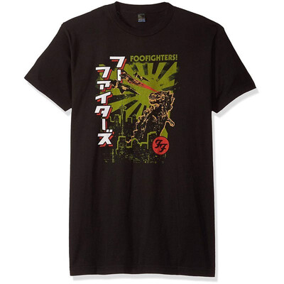 

Foo Fighters Green Dragon Lazer Eyes Short Sleeve T-Shirt