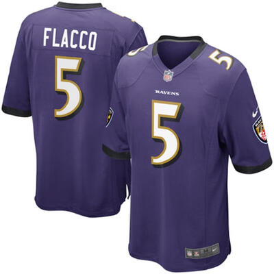 

Youth Football Jersey Baltimore Ravens Joe Flacco Purple Game Jersey