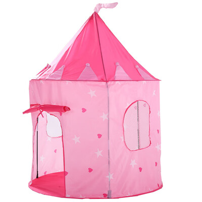 

Princess Castle with Glow Dark Stars Conveniently Folds Tent Toy