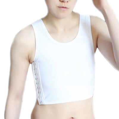 

SLIMBELLE Plus Size Chest Binder Cotton Vest Tank Tops for Tomboy Lesbian