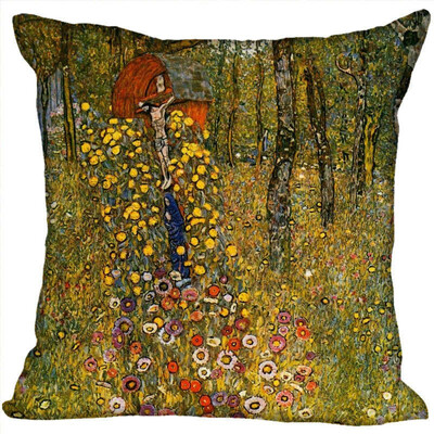 

Gustav Klimt Pillow Case For Home Decorative Pillows Cover Invisible Zippered Throw PillowCases 35x35cm 35x35CM 35x35CM