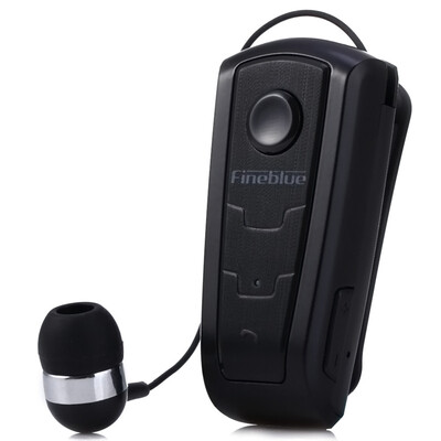 

Fineblue F910 Wireless Bluetooth Neck Clip Telescopic Type Business Earphone Vibration Wear Clip Stereo Sport Earphone