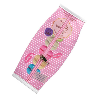 

Pencil case simulation milk carton PU leather pencil case kawaii stationery storage organizer pouch pen bag