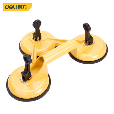 

Deli deli three-jaw glass suction cup aluminum alloy strong tile suction cup ceiling floor extractor DL-XP03
