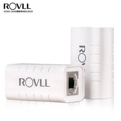 

Rover ROVLL RJ45 network cable connector to connector network dual-head shield network straight-through head module cable connector extender RVRJ45WH02
