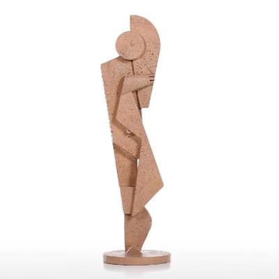 

Tuba Player Creative Home Decoration Sandstone Texture Feeling Crafts Abstract Character Sculpture Living Room Furnishings