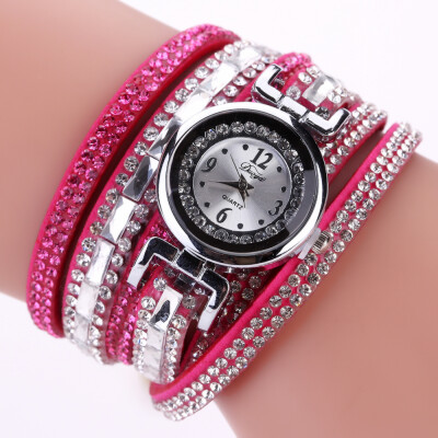 

Duoya D136 Fashion Diamond Watch Ladies Circle Watch Quartz Watch