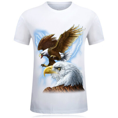 

WomensMens T-shirt O-Neck Short Sleeved 3D Print Tops Tee Plus Size 6XL