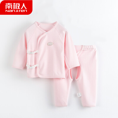 

Antarctic Nanjiren newborn monk clothes newborn baby clothes spring&summer 0-6 months baby underwear cleansing lace - cherry powder 59