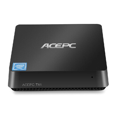 

ACEPC T11 Mini PC Support for Windows 10 Intel Z8350 64 Bit 4GB 32GB 24G 5G WiFi Bluetooth Smart Media Player 25" SATA HDD E