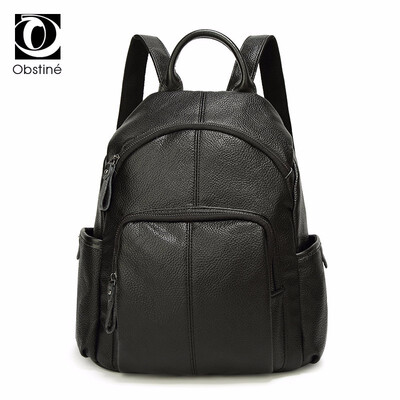 

Soft PU Leather Backpack Women Luxury Black School Backpacks for Teenage Girl Anti Theft Bagpack Travel Bag Woman Back Pack